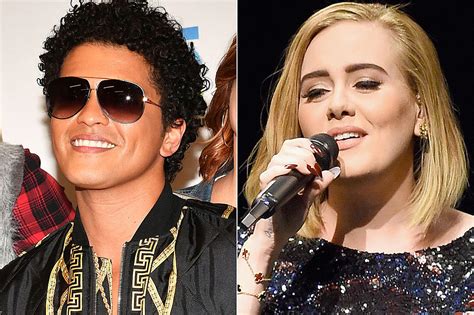 Bruno Mars Talks Working With Adele Shes A Diva