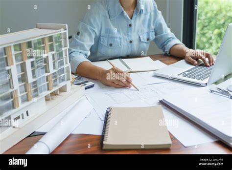 Architecture drawing on architectural Creative project business