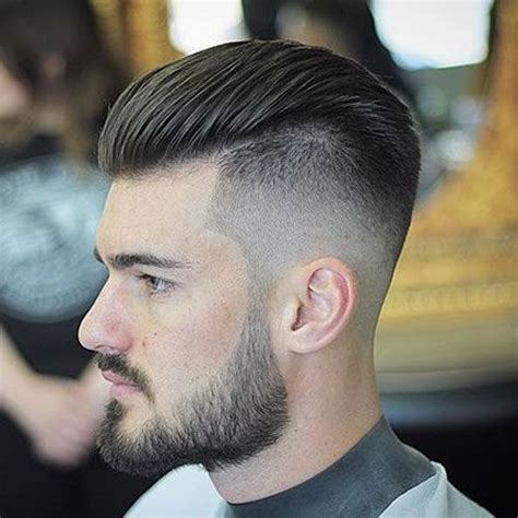 You obviously cannot say no to all of them. Slicked Back Undercut + Beard | Mens hairstyles, Short ...