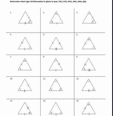 Triangle congruence oh my worksheet : Triangle Congruence Sss And Sas Worksheet Answers ...
