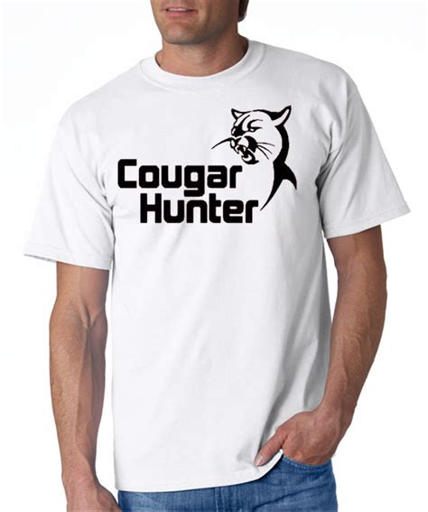 cougar hunter t shirt cougar hunter tshirt sex t shirt designerteez