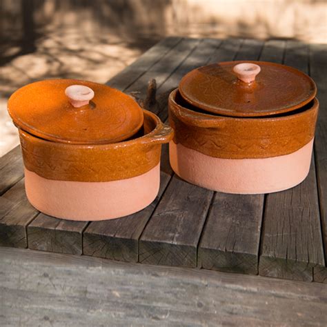 Unglazed clay can also be seasoned to retain flavors, and since clay is more porous than iron, it's. Spanish Clay Pot from Pereruela | Ancient Cookware