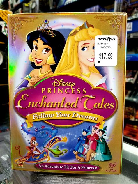 Disney Princess Enchanted Tales Follow Your Dreams Dvd