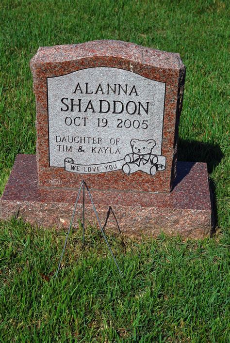 Alanna Shaddon 2005 2005 Find A Grave Memorial