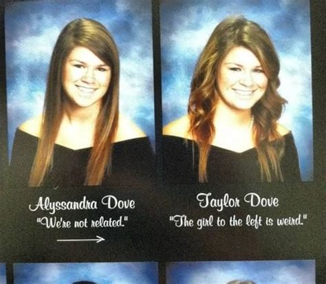 10 Hilarious Twins In Yearbooks Yearbook Senior Quote Twins Oddee Funny Yearbook Pictures