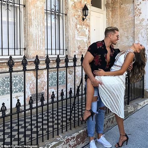 love island s mark o dare squeezes girlfriend millie fuller s derrière daily mail online