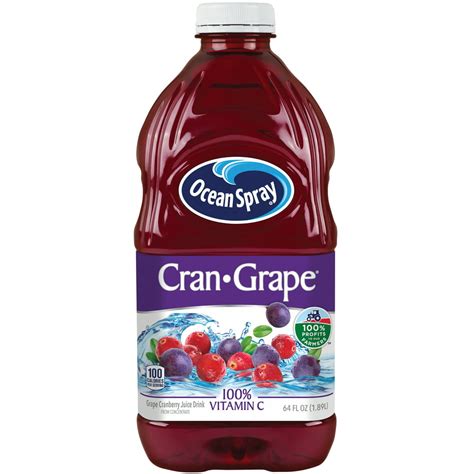 Ocean Spray Cranberry Grape Juice Drink 64 Fl Oz