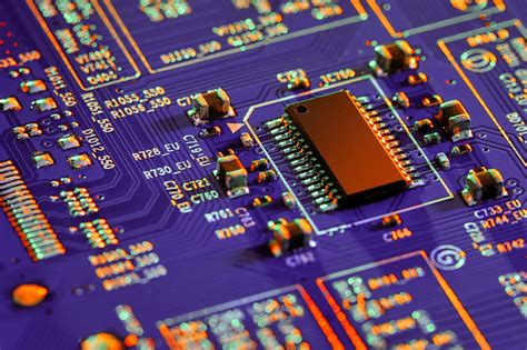Electronic circuit board close up. | Stock Photos ~ Creative Market