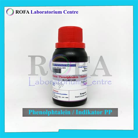 Jual Larutan Fenolftalein Phenolphthalein Solution Indikator Pp