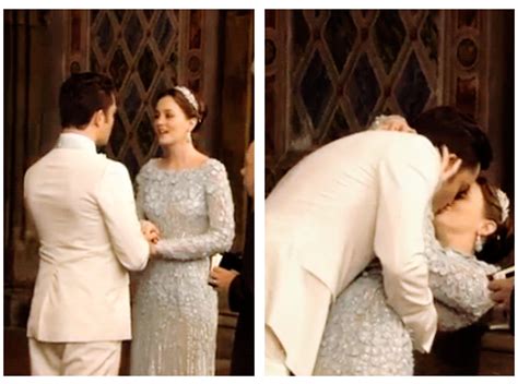 Ed And Leighton In Chuck And Blair Wedding Scene From A Big Farewell