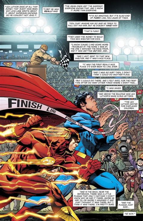 Superman Beats The Flash Superman Up In The Sky Rcomicbooks
