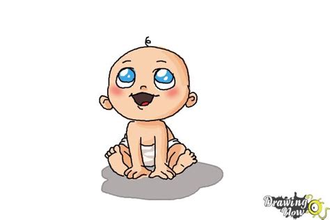 How To Draw A Newborn Baby Drawingnow