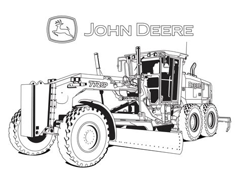 John Deere Kids Coloring Pages Riesterer And Schnell