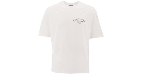 Dior Homme Christian Dior Atelier T Shirt In White For Men Lyst