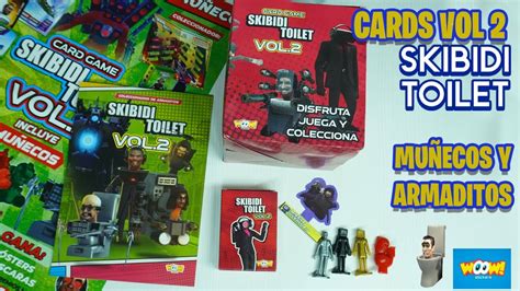SKIBIDI TOILET CARDS GAME VOL Unboxing Colección CARDS MUÑECOS de Woow Stickers Perú