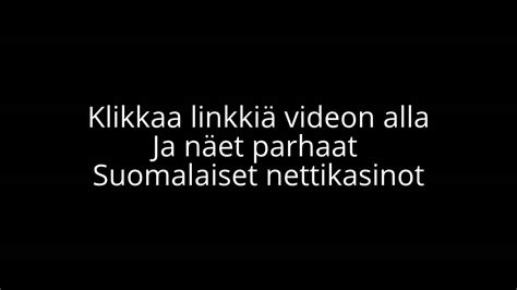 Nettikasinot Suomi Youtube