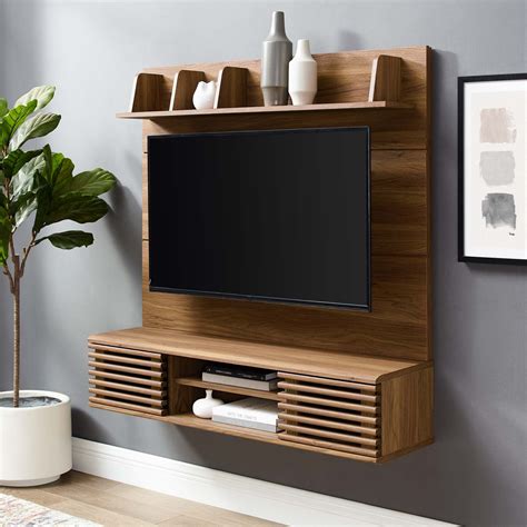 Render Wall Mounted Tv Stand Entertainment Center Eei 3864 Wal