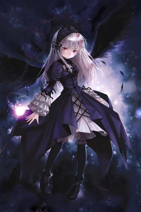 Black Angel Anime Wallpaper Wallpapersafari