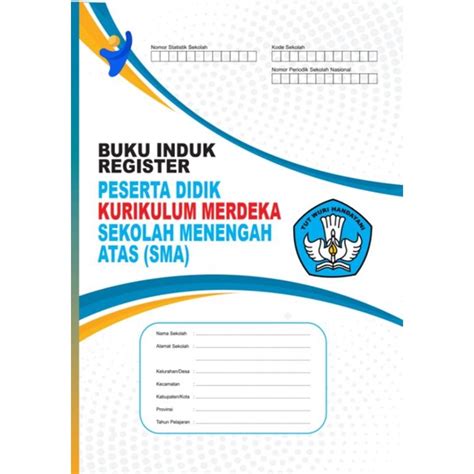 Jual Buku Induk Register Peserta Didik Sekolah Menengah Atas Sma