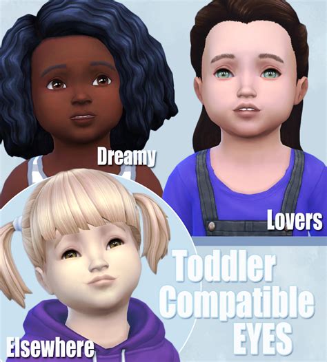 My Sims 4 Blog Toddler Compatible Eyes By Dangerouslyfreejellyfish