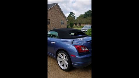 Chrysler Crossfire Convertible Top Installation Youtube