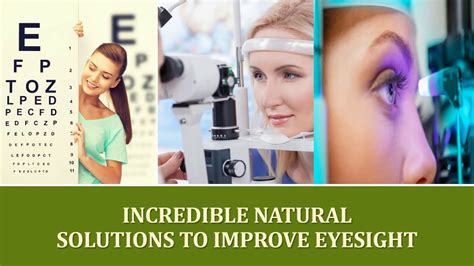 Incredible Natural Solutions For Healthy Eyes Youtube
