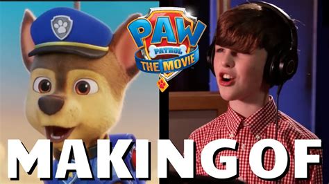 Making Of Paw Patrol The Movie Best Of Behind The Scenes Voice