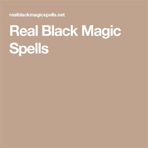 Best 25 Real Black Magic Ideas On Pinterest Good Feed