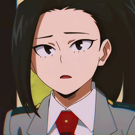 An Anime Character With Long Black Hair Wearing A Suit And Red Tie