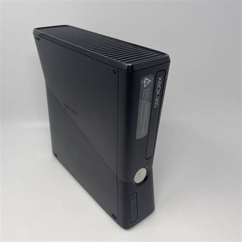Microsoft Xbox 360 S Slim Console Model 1439 Matte Black Console Only