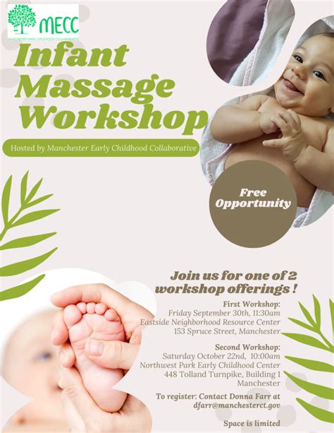 Infant Massage Workshop Better Manchester