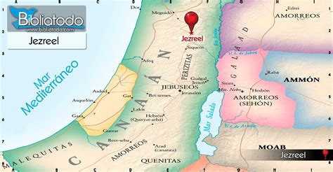 Jezreel Dios Siembra Mapa Y Ubicación Geográfica