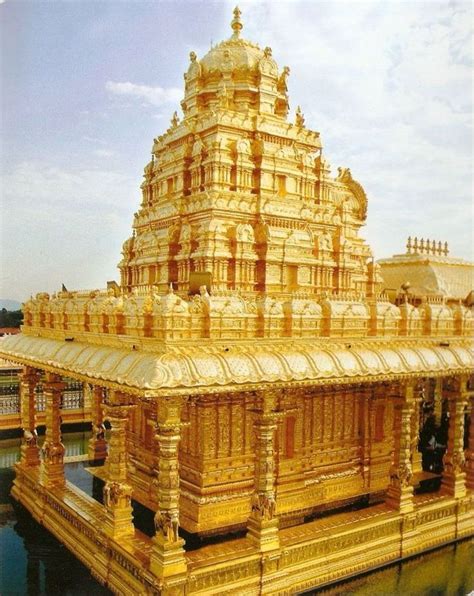 The Golden Temple Of Sripuram In Vellore Tamil Nadu India