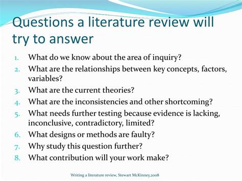 Ppt Writing A Literature Review Powerpoint Presentation Free
