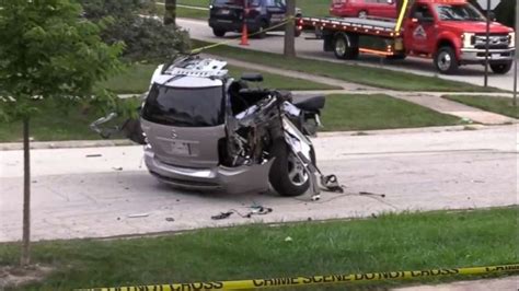 Car Split In Half After Deadly Accident Outside Of Chicago