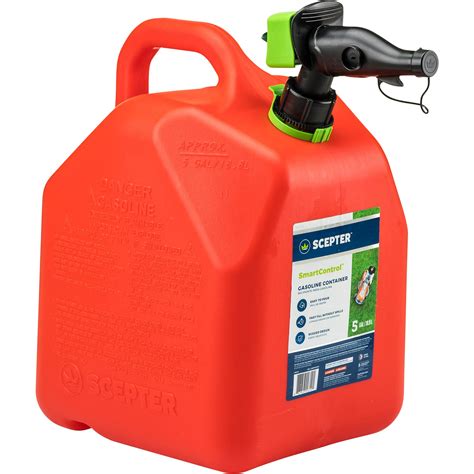 Scepter Smart Control Gasoline Fuel Can 5 Gallon Red Model Fr1g501