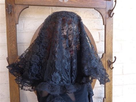 Mourning Veil Double Layer Widow Veil Mourning Hat By Madamehatsy