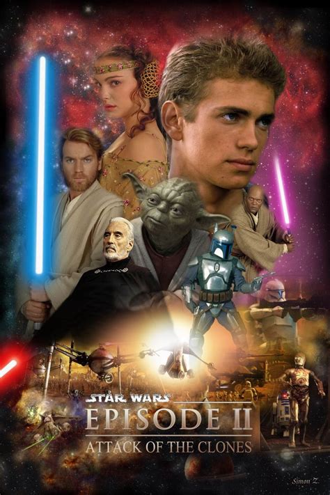 Star Wars Episodio Ii El Ataque De Los Clones Cartazes De Cinema