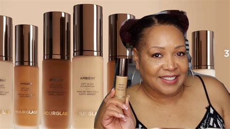 New Hourglass Ambient Soft Glow Foundation Review On Dry Mature Skin