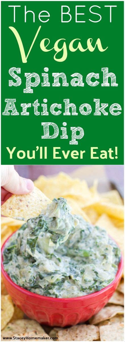 Classic Spinach Artichoke Dip Has Been Revamped To Be Dairy Free