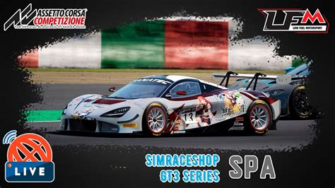 Assetto Corsa Competizione LFM Week 8 SimRaceShop GT3 Series Spa