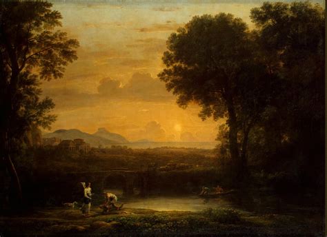 Landscape With Tobias And The Angel Painting Gellee Claude Le