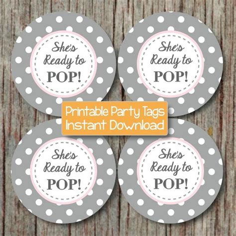 To enjoy these printable baby shower pdf files, you must have adobe reader installed on your computer. Printable Baby Shower Favor Tags | bumpandbeyonddesigns