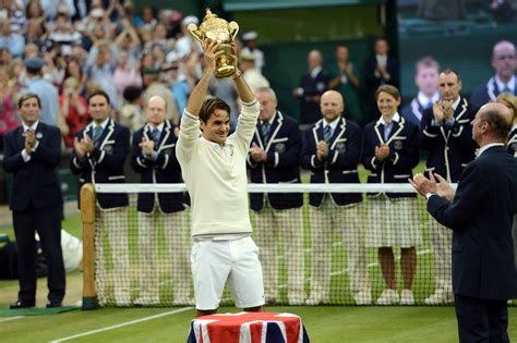 Celebrities Of Sports Roger Federer Wins Record 7th Wimbledon Title
