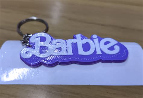 Stl File Barbie Keychain・3d Printer Design To Download・cults