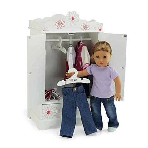 Emily Rose 18 Inch Doll Large Furniture And Accessories Storage Clothes