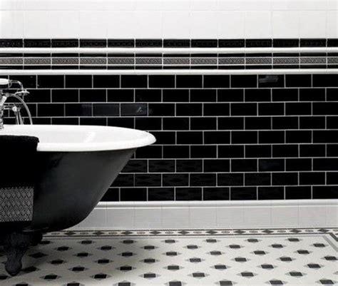 25 Black And White Victorian Bathroom Tiles Ideas And Pictures