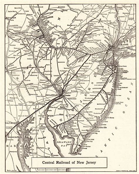 25 New Jersey Railroad Map - Maps Online For You