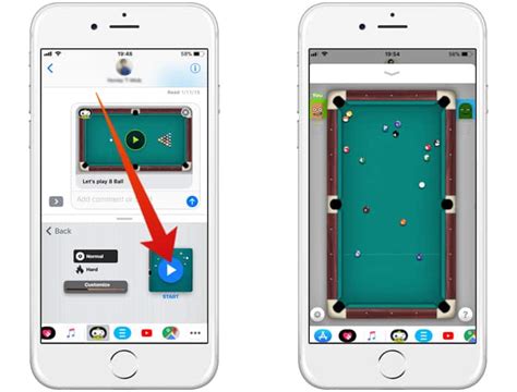 Getting started with games is really simple. How to play pool in iMessages »
