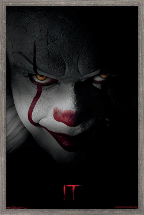 2017 it pennywise, red, clown, bill skarsgård, balloon, celebration. IT - Pennywise Poster - Walmart.com - Walmart.com